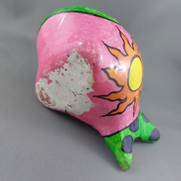 Mexican Talavera pottery fish planter holder handpainted - Picture 6 of 6